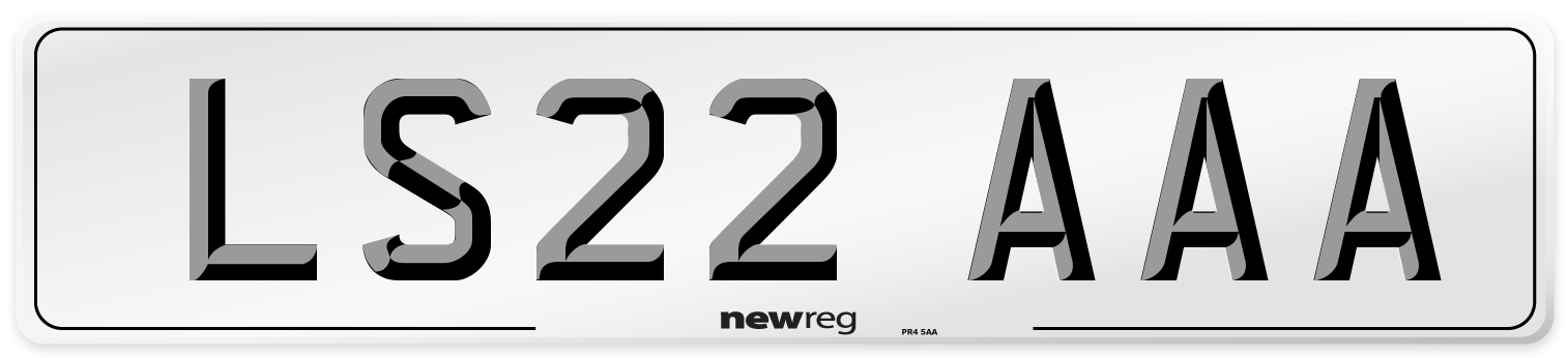 LS22 AAA Number Plate from New Reg
